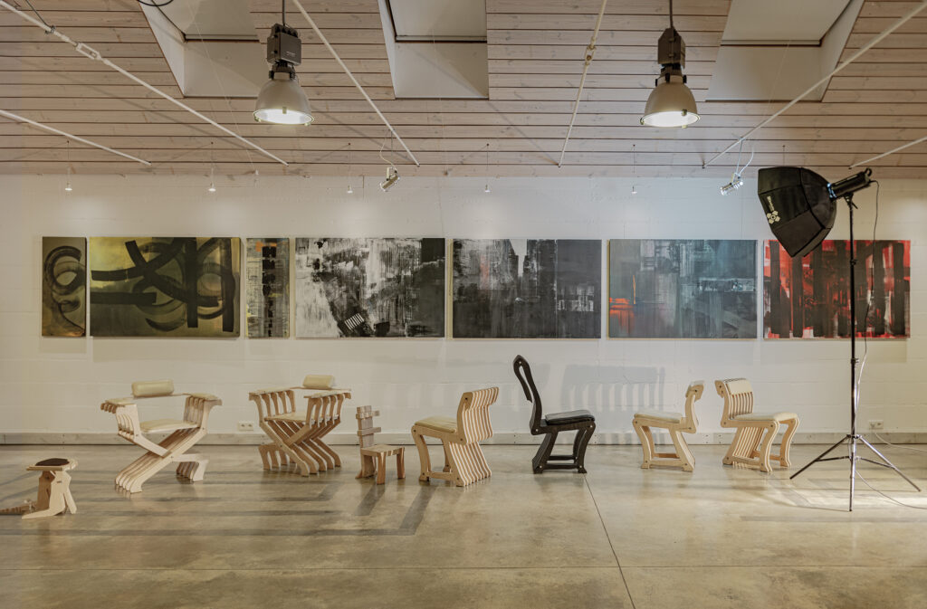 widok galerii sztuki Artistic Loft 69 w Dorotowie